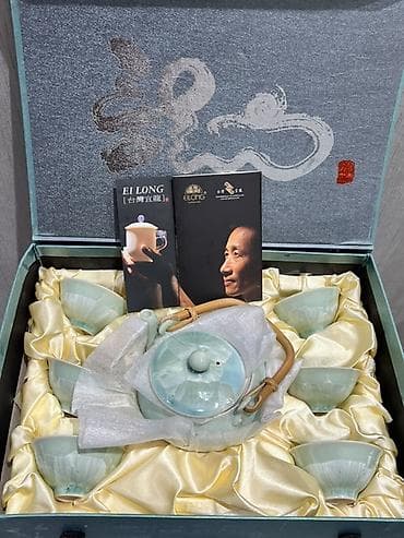 versace servis: Çay dəsti, rəng - Yaşıl, Keramika, 6 nəfərlik — 2