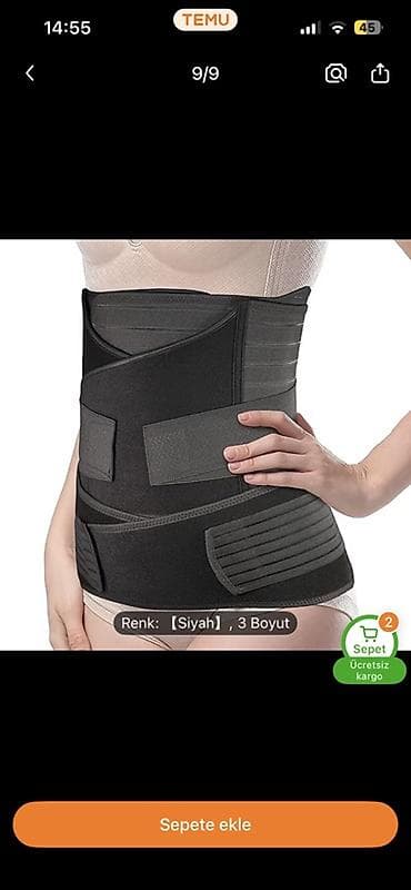 3 hissəli bel və qarın kəməri korseti – formalaşdırıcı və dəstəkli - — 1