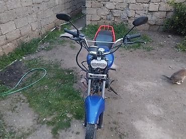 elektra skuter: Moped/motosiklet – Jianshe/Jufan üslublu, “M50” işarəli, mavi gövdə və — 3