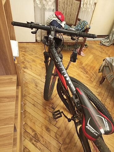 velo: Bmx markalı 26-lıq velosiped qırmızı-qara qarışığ rəng üstündə danq — 4