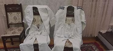 ağ baş: Taekvondo/Cüdo üçün 2 ədəd ağ idman geyimi dəsti - Brend: Ten Stars — 2