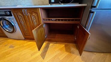 мебель для кухни: Mətbəx mebeli dəsti – tam komplekt - Material: massiv ağac görünüşlü — 12