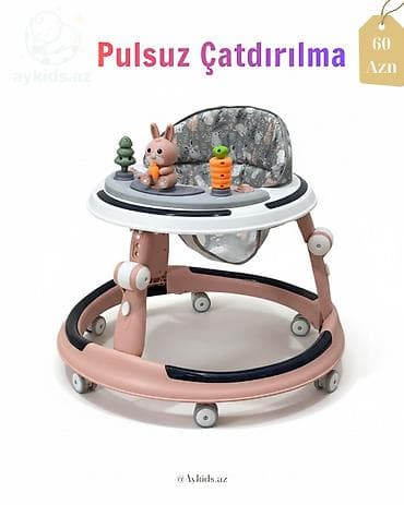 🌟 Ən Çox Sevilən Uşaq Yürütəc Modeli – İşıqlı, Dairəvi və Yumşaq