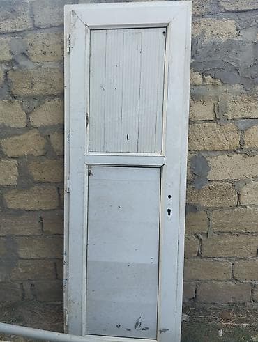 bağ üçün işıq: PVC qapılar – 2 ədəd Təsvir: - Material: Ağ rəngli PVC/profil karkas — 2