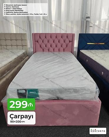 intex matras: Çarpayı – 90x200 sm - Model: Açılmayan, bazasız - Sıyırma: Sıyırmasız — 1