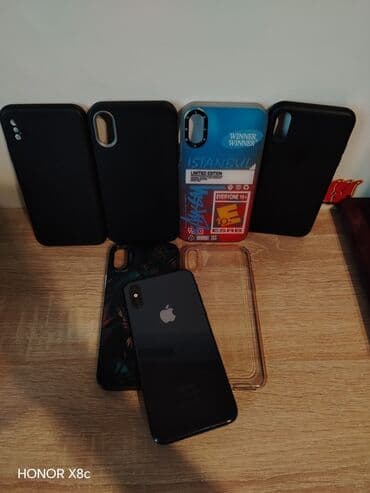 IPhone X, 64 GB, Qara, Face ID