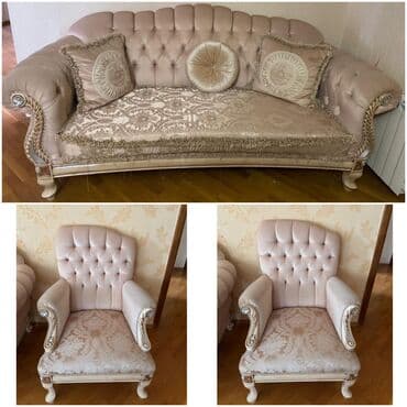 İşlənmiş, Divan, 2 kreslo