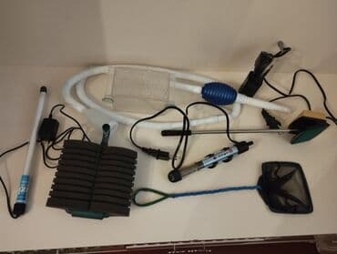 pitbul bala: Akvaryum üçün tam aksesuar dəsti Dəst tərkibi: - Daldırma tipli — 1