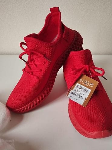 Кроссовки и спортивная обувь: Размер: 37, цвет - Красный, Новый — 6