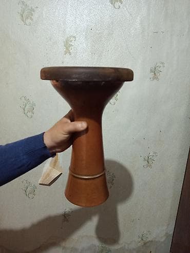 Клавишные инструменты: Mis dərbuka (doumbek) – əl nağılı - Korpus: döymə mis, klassik qum — 1