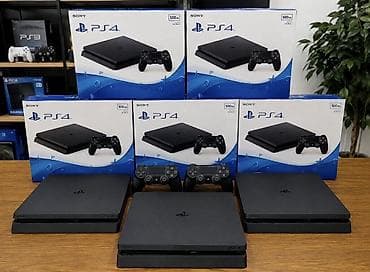 iphone x ile barter: İkinci əl Sony PlayStation 4 Slim Qutu ilə Xüsusiyyətlər: - Model — 2