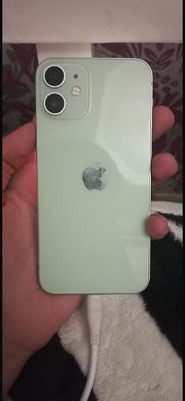 iphone 12 mini ekran: IPhone 12 mini, Yaşıl, Simsiz şarj — 2