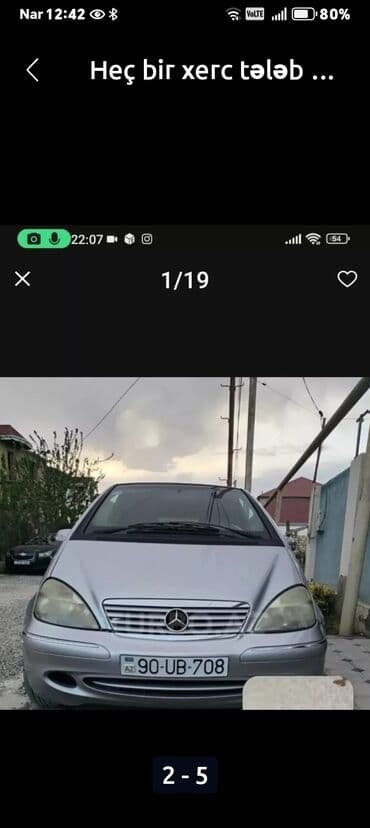 mercedes 4 goz dizel: Hərşeyi işləkdir — 1