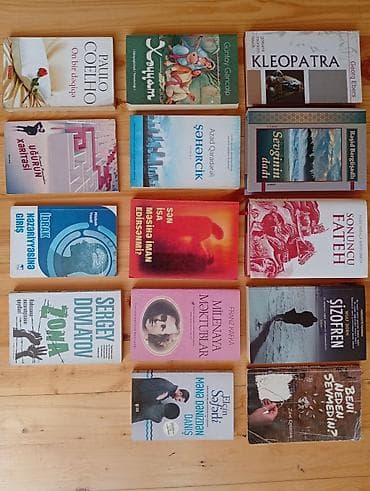roma: Kitab dəsti – 15 adda müxtəlif janrlar ən münasib qiymətə yeni və — 2