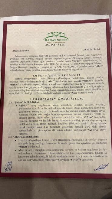 mənzillərin satışı: 3 otaqlı, Yeni tikili, 90 kv. m — 9