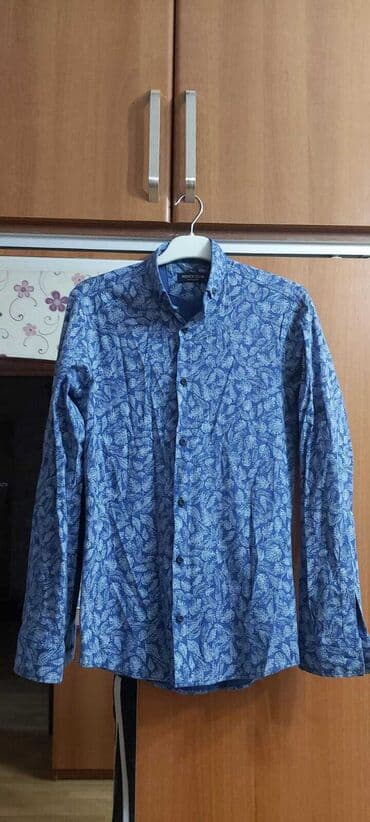 kişi köyneyi: Köynək, S, rəng - Göy — 1