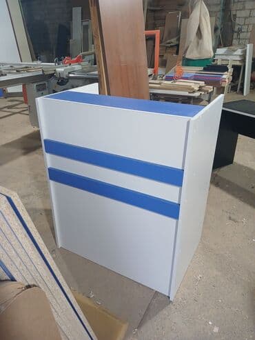 угловой офисный стол: Resepşn masası – müasir dizayn - İstifadə sahəsi: ofis, klinika — 2