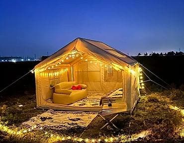 CD, DVD disklər və kassetlər: 300*250*200cm 7.5m² Şişmə çadır Nasos Çanta Dəmir İp 6-8 nəfərlik — 5