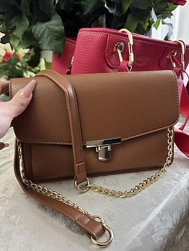 Наручные часы: Heç istifade olunmayib ! Qadın çiyin/çapraz çanta - Rəng: karamell — 3