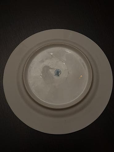 boru: Boşqablar, 1 əd, rəng - Göy, Farfor, Çexiya — 3