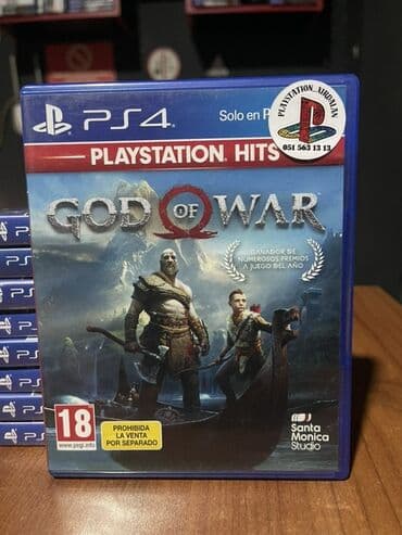 PlayStation 4 üçün “God of War” oyunu. Bu, tanınmış Santa Monica