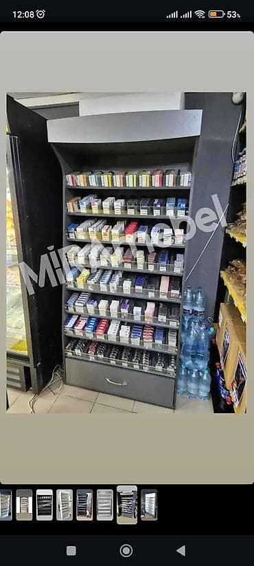 taxta rəf: Mağaza üçün siqaret vitrin rəfi - Məhsul tipi: Siqaret və tütün — 3