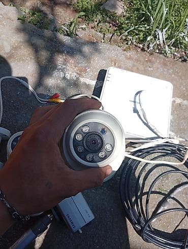 video kamera: Müxtəlif tipli təhlükəsizlik kameraları və DVR-dən ibarət sistem — 9