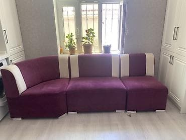 Künc divan, İşlənmiş, Açılmayan, Bazasız, Vеlur parça, Çatdırılma yoxdur