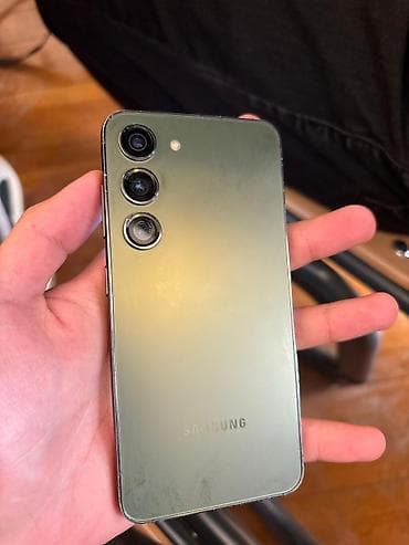 Məişət texnikası: Samsung Galaxy S23, rəng - Yaşıl, Qırıq — 1
