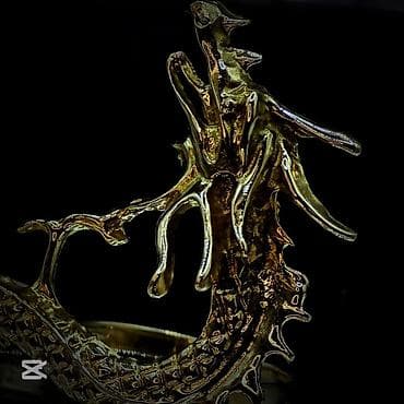 qaş daş: Üzük, Sarı qızıl, 750 Əyar — 4