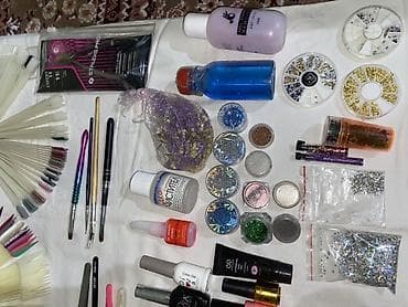 Manikür və gel lak üçün tam peşəkar dəst. Şəkikdəkilərin hər biri — 6