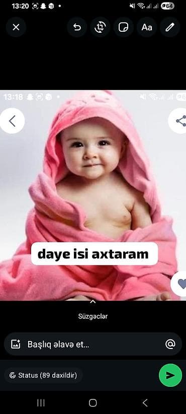 Xidmət: Peşəkar dayə Uşaqların gündəlik qayğısı və inkişafı üçün