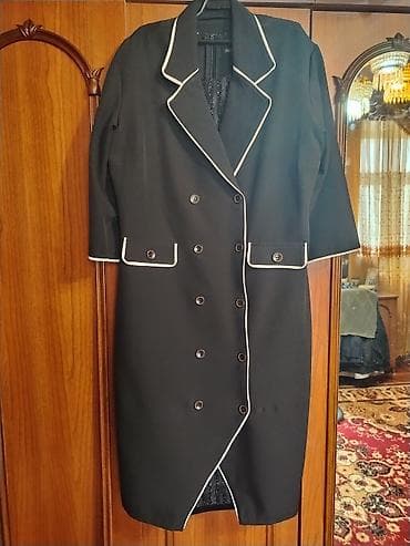 paltar don: Qadınlar üçün 2 parçalı şık dəst 1) Qara blazer-stil paltar - — 1
