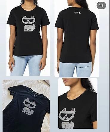persol eynək: Karl Lagerfeld qadın T‑shirt S razmer Yeni kimi 1- defe geyinilib - — 1