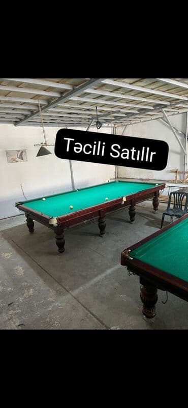 ‼️ Təcili Satılır ‼️ Blyard masası Qiymət 5000 azn Real alıcıya