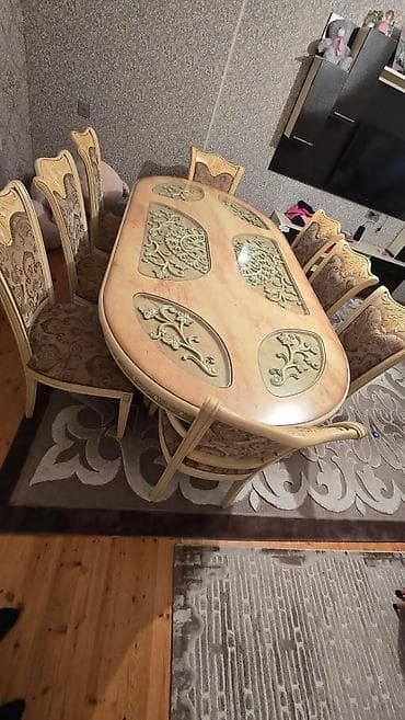 masalli mebel fabriki: TehiMasa desti. 600azn.8 stulla. İdeal veziyyetde. Demek olar ki — 1