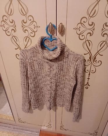 Qadın geyim dəsti 1) Qəhvəyi-bej rəngli uzun kardiqan - Yumşaq — 4