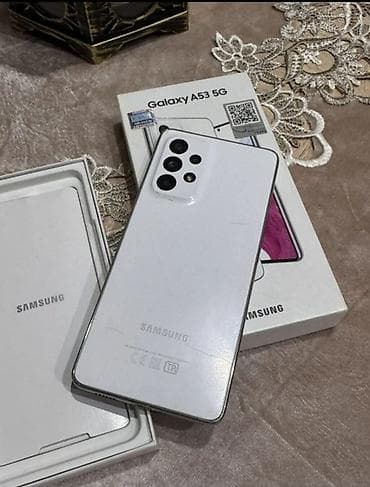 samsung 9192: Samsung Galaxy A53 5G, 256 ГБ, цвет - Белый, Отпечаток пальца — 2