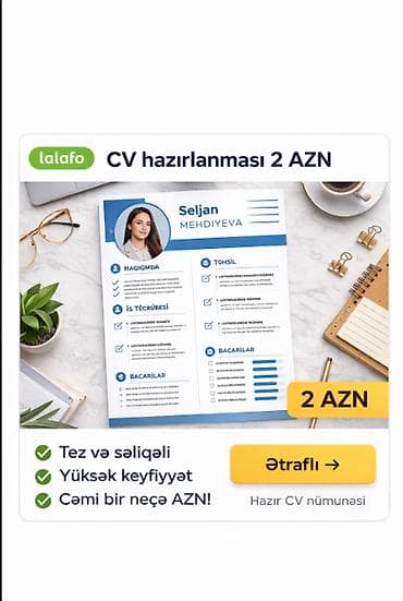 tük effekti qaş: CV hazırlanması (ucuz və sürətli) 🔥 CV (rezume) hazırlayıram cəmi 2 — 1