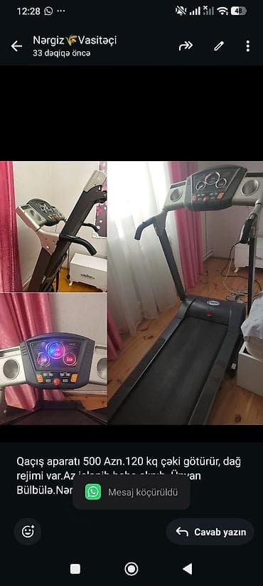 Qaçış aparatı 500 Azn.120 kq çəki götürür, dağ rejimi var.Az işlənib — 1