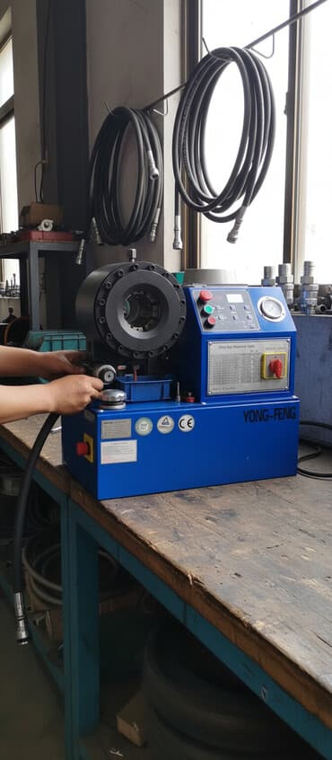 Tokar. Şlanq Pires dəzgah. Arginal dəzgahdır. Diametri 5-dən 32 daxil