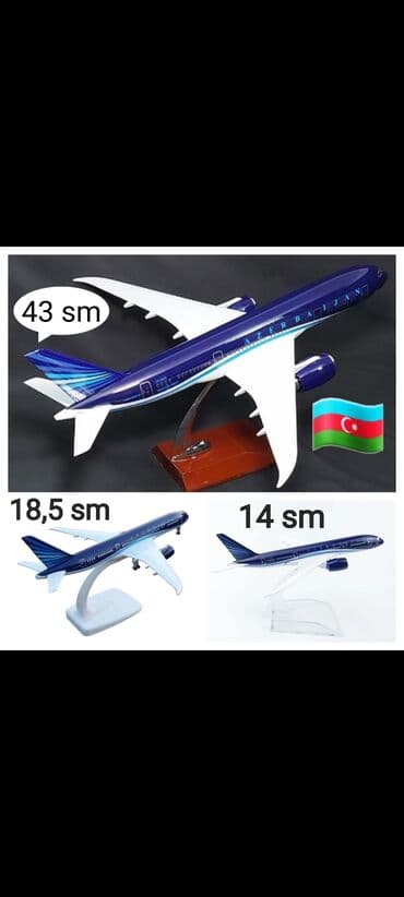 🔔 Hörmətli müştərilər, müxtəlif növ təyyarə maketləri ilə
