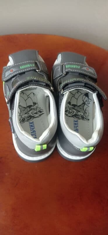 детские тапочки на липучках: Босоножки, Для мальчиков, 27 — 2