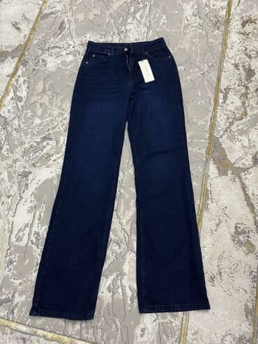 подарки на день рождения: Джинсы, Trendyolmilla, M, цвет - Синий — 2