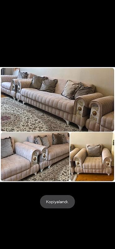 işlənmiş skaf: ✔️500 man(Masazir). Divan+ 2 kreslo. Səliqəli işlənib.Divan açılır — 1