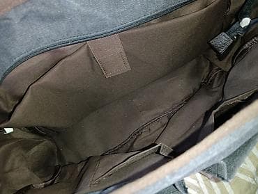 kompüter çantaları: Super vəziyyətdə gündəlik istifadə üçün çanta– tünd boz rəng, qəhvəyi — 4