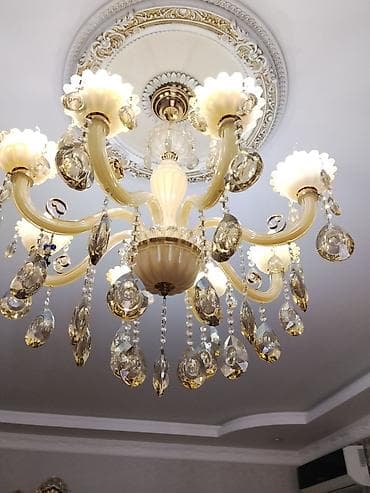 qapi demir qapi seyf qapi: Çılçıraq, 8 lampa — 3