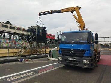 yük qaldıran: 3 TONDAN 33 TONA DƏK YÜKLƏRİN YÜKLƏNİB BOŞALMASI VƏ DAŞINMASI 7/24 — 5