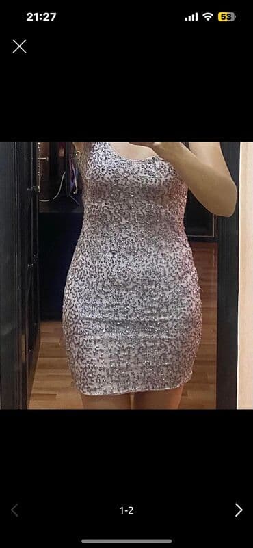 боорсок на заказ бишкек: Вечернее платье, Мини, Zara, S — 2