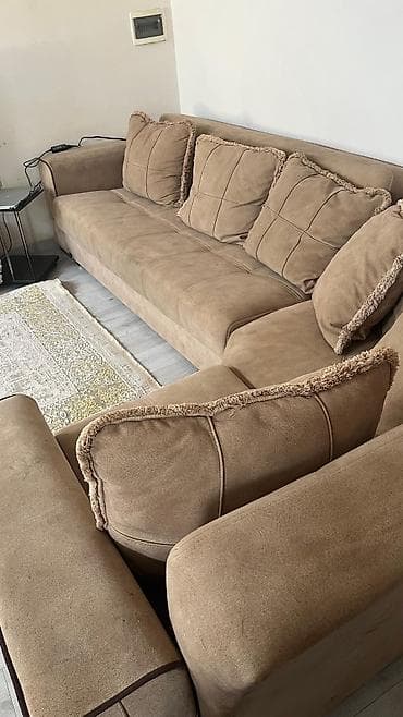 Угловой диван, Ткань at lalafo.az Угловой диван, Ткань